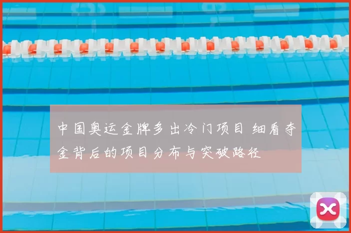 中国奥运金牌多出冷门项目 细看夺金背后的项目分布与突破路径